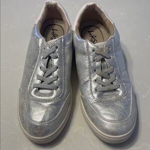 Life Stride Silver Sneakers